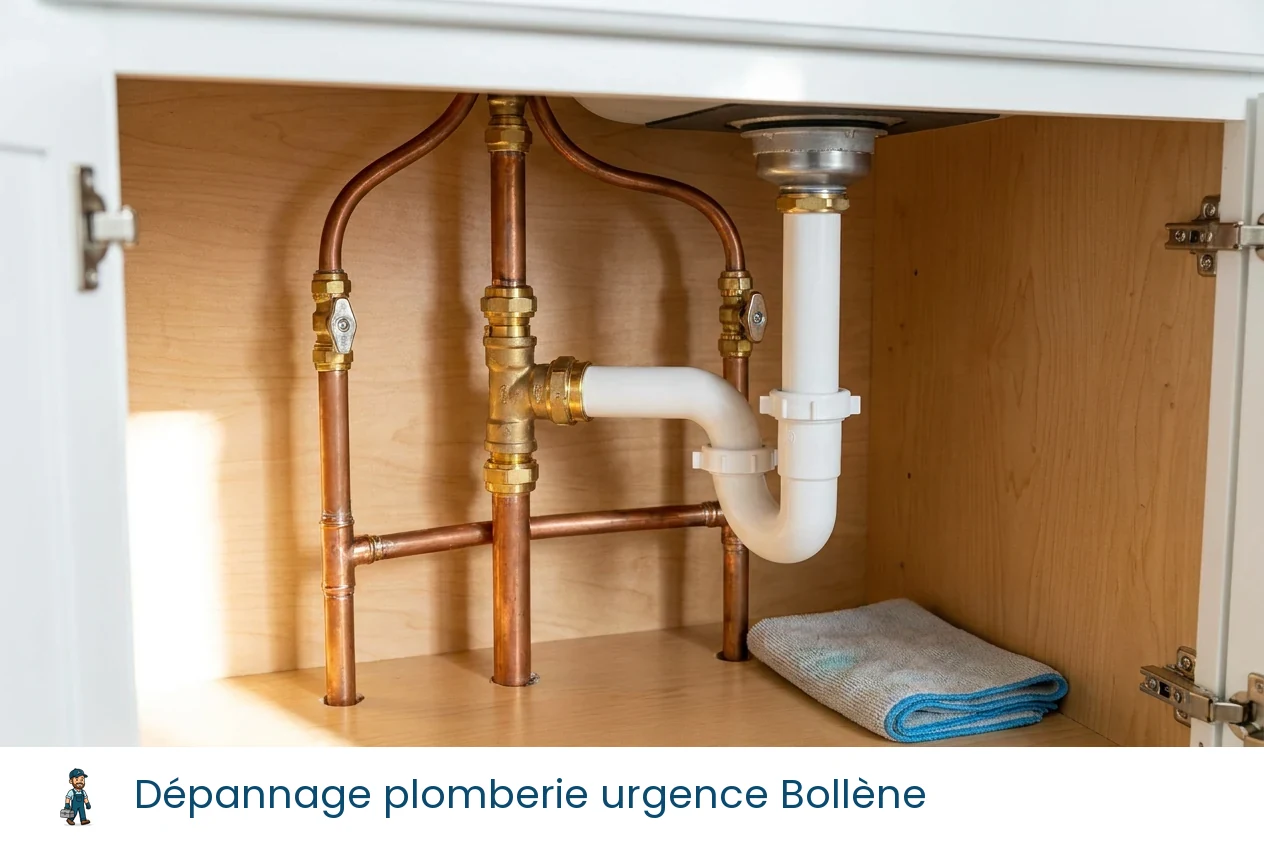 Dépannage plomberie urgence à Bollène