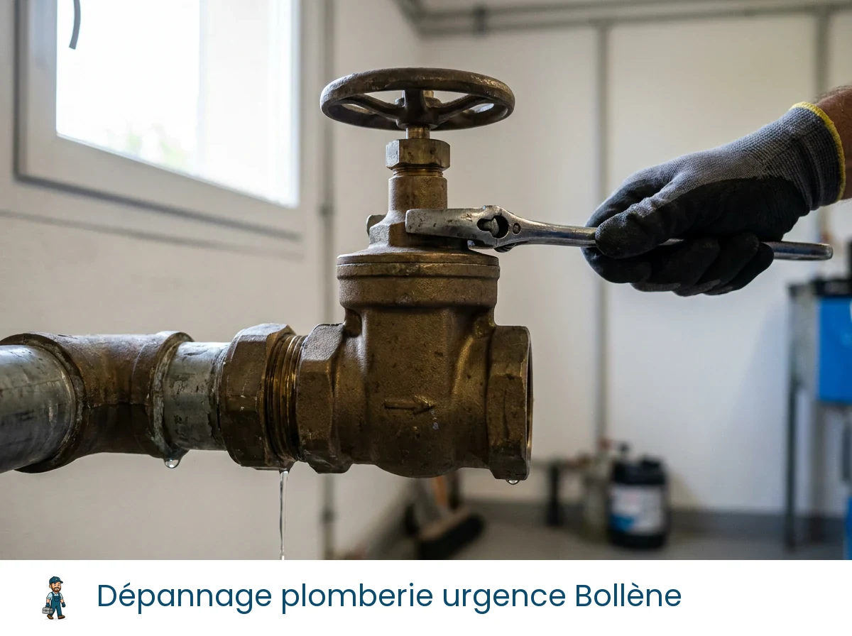 Dépannage plomberie urgence à Bollène