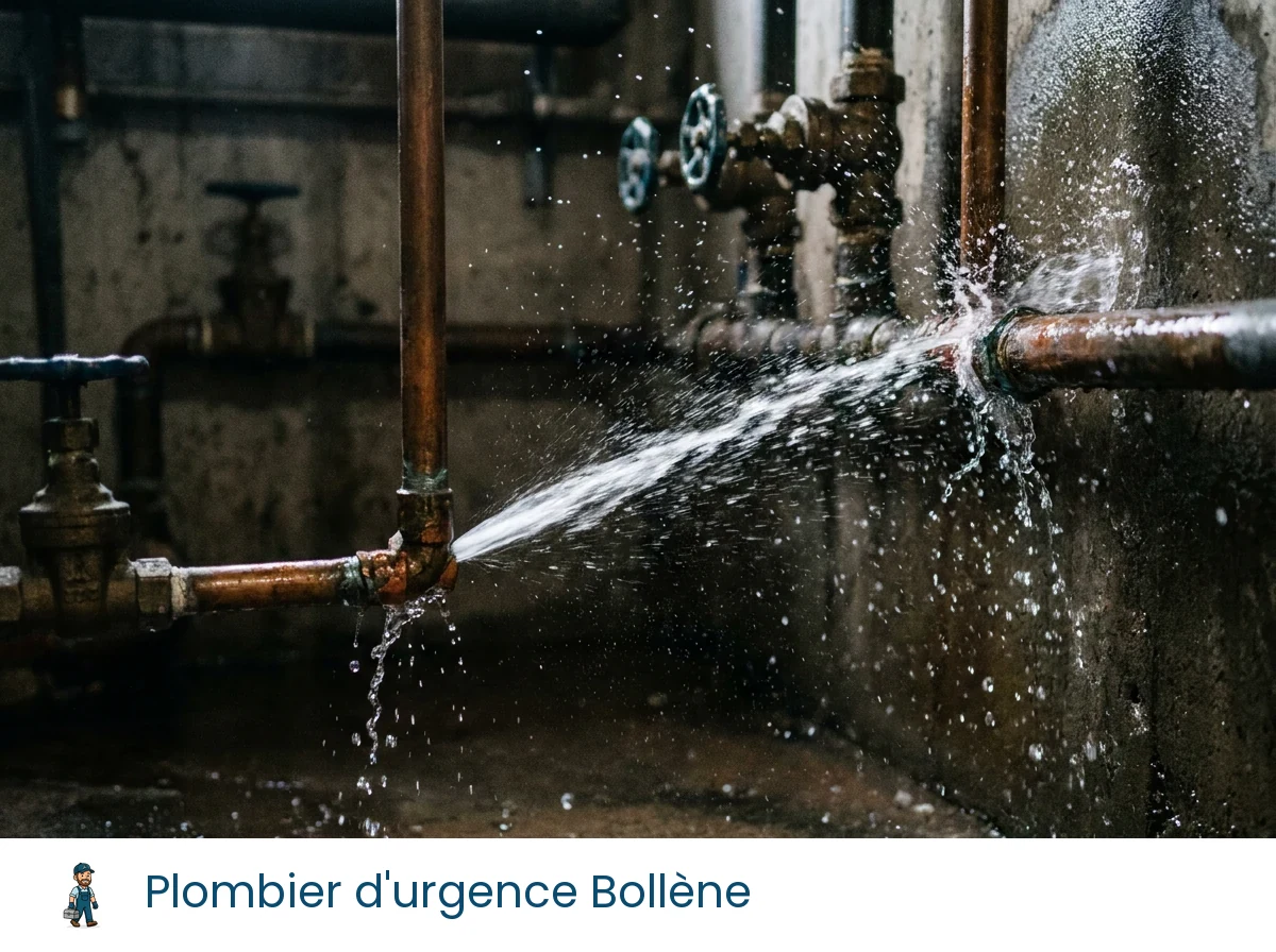 Plombier d'urgence à Bollène