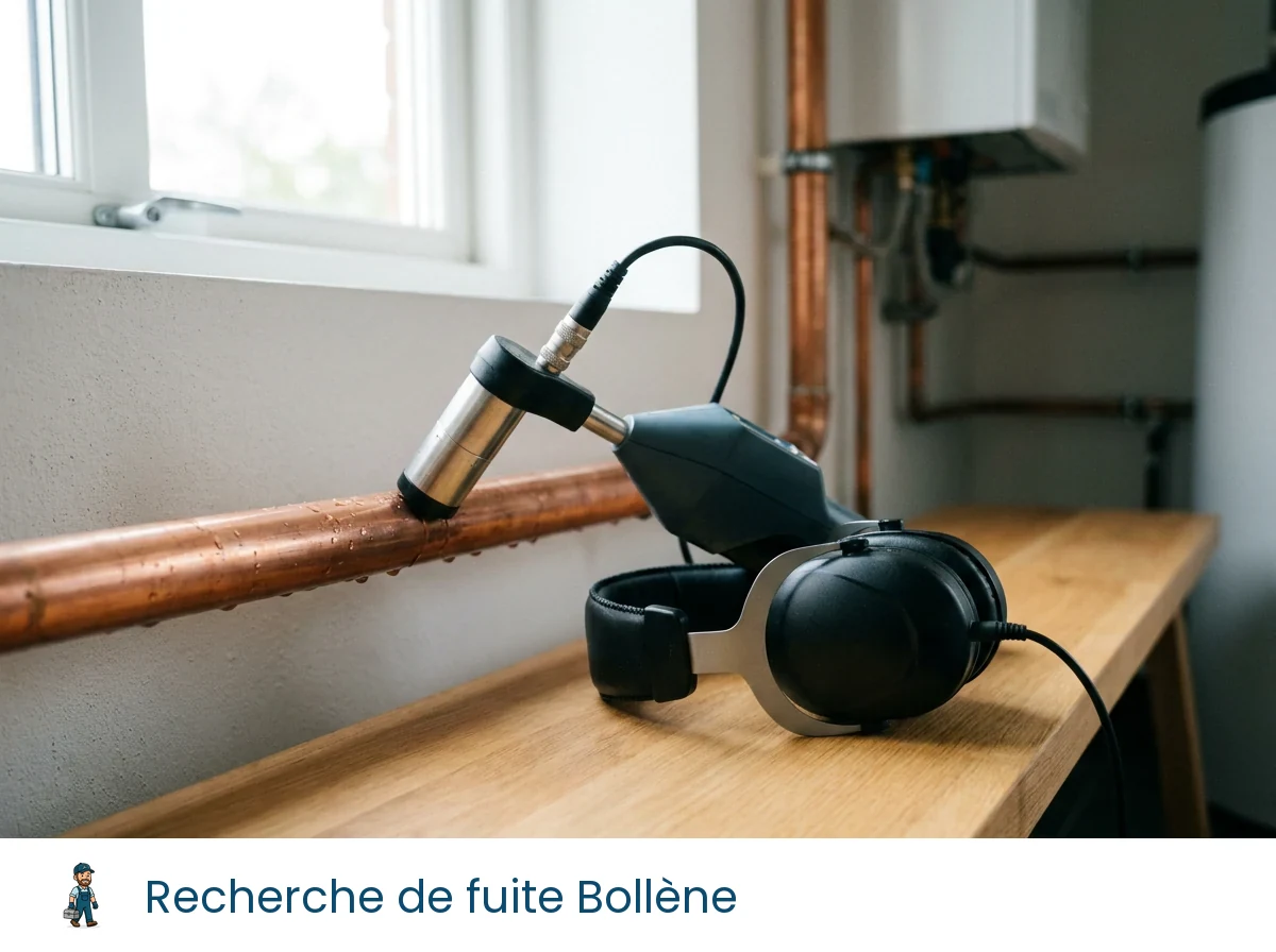 Recherche de fuite à Bollène