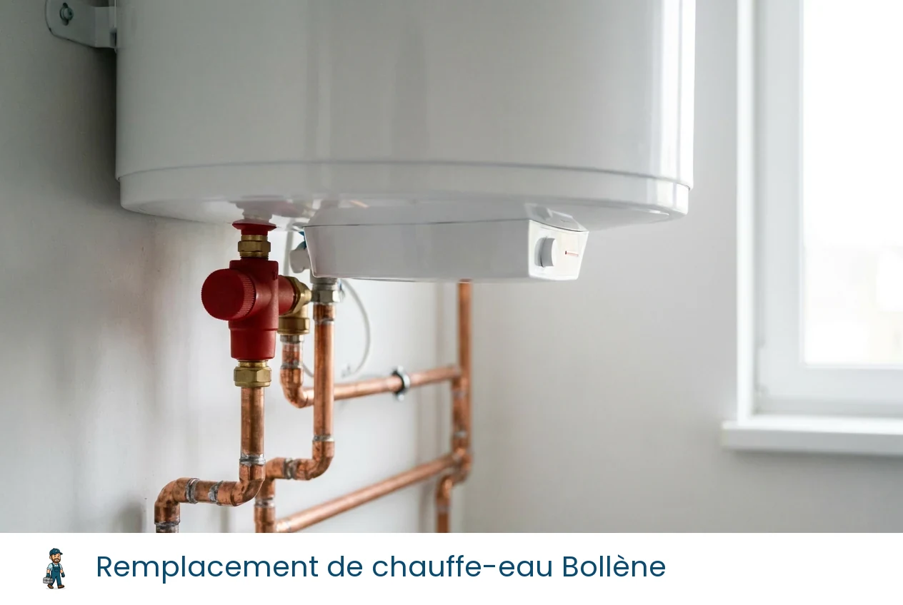 Remplacement de chauffe-eau à Bollène