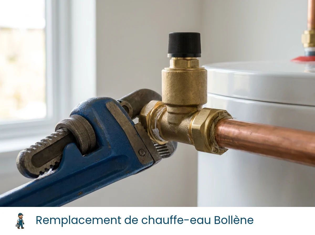 Remplacement de chauffe-eau à Bollène