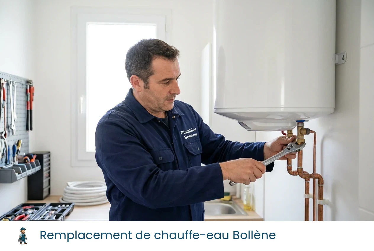 Remplacement de chauffe-eau à Bollène