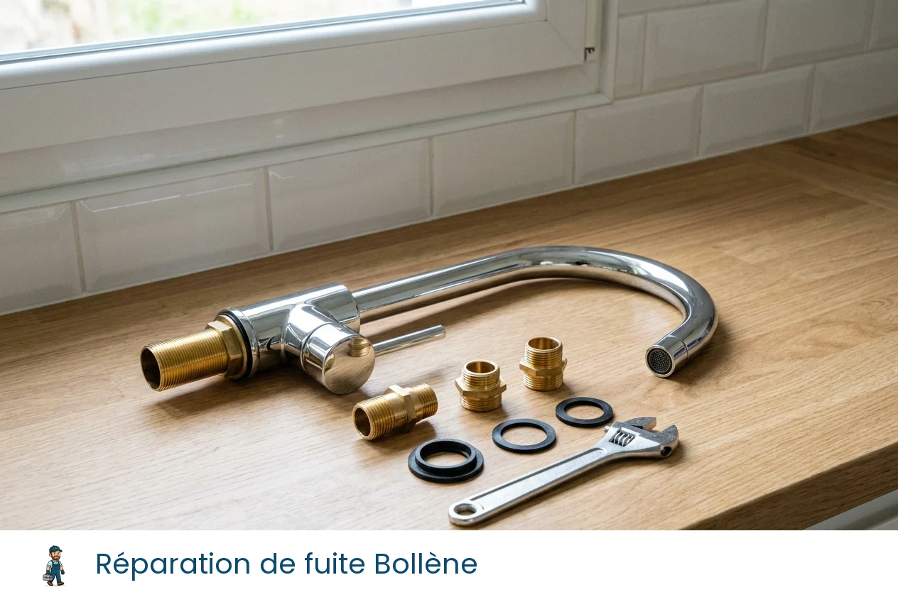 Réparation de fuite à Bollène