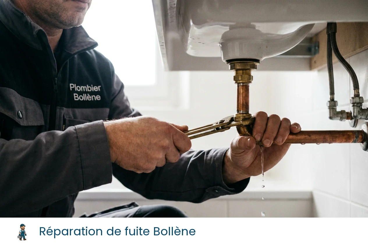 Réparation de fuite à Bollène